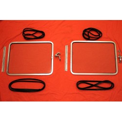 SET van 2 Aluminium Pop-out zijruiten 